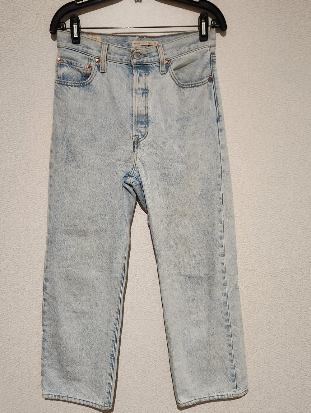 Levi's Ribcage Straight Ankle Jeans Womens Size 28 High Rise